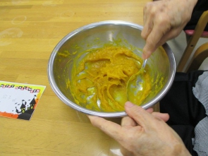 おやつはかぼちゃを使って・・