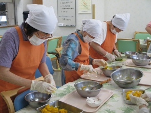 電子レンジで加熱して、