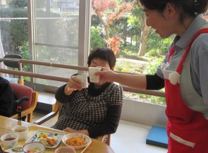 ハッピークリスマス！乾杯！
