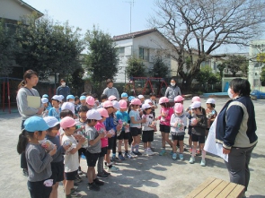 「楽しい学校生活を送ってくださいね！」