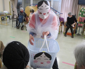 福の神様が玉を回収