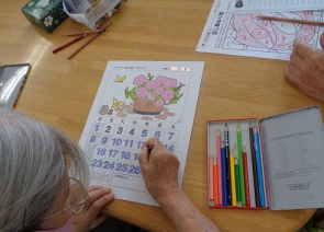 足し算ぬり絵（脳活）