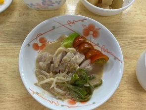 棒棒鶏風に添えて