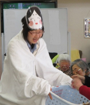 福の神ですー。福を集めてます。