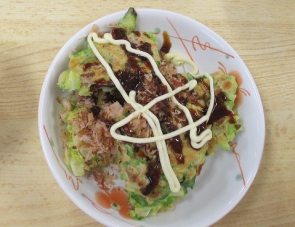 出来上がり！おかわりもどうぞ！