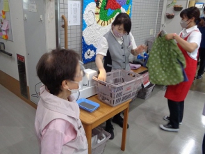 レジにてお会計