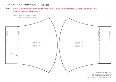 立体マスク(型)