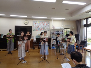 フルートのアンサンブル♬