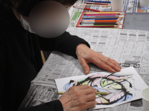 色鉛筆が止まりません！