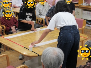 セッティングを手伝ってくれました。