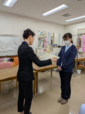 訪問介護事業課として表彰されました