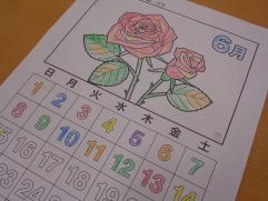 華やかなバラの絵♪