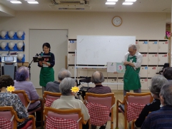 毎回違う絵本の読み聞かせ