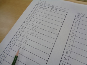 紙に書きだします