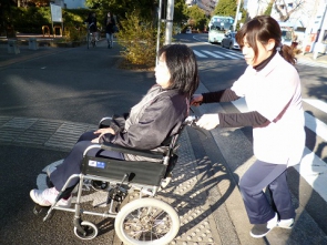 横断歩道練習
