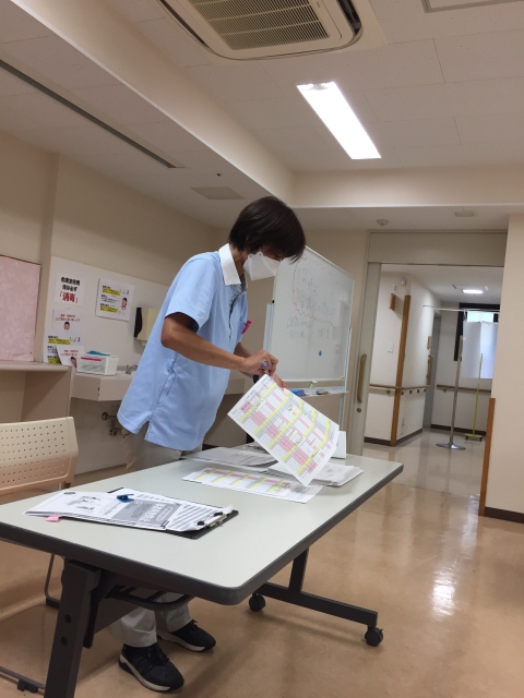 感染予防をしながら会を開催