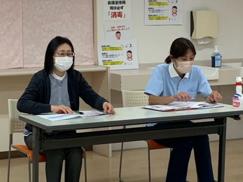 訪問課課長による研修