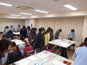 接遇研修でのお辞儀の練習