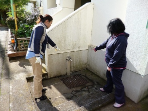 水道の位置確認