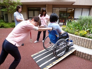 スロープ体験（のぼり）