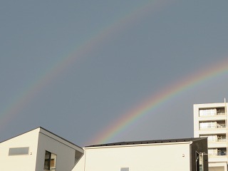 二重の虹！
