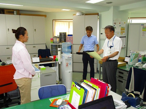 西村理事長、五十嵐事務局長がご来所頂きました！！