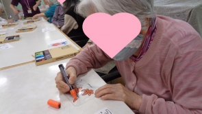 毎月好評なプラバン作成です♪