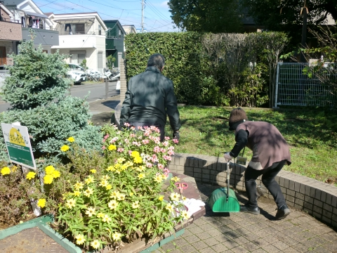                             ♡花壇の周りがいつもきれいな理由♡