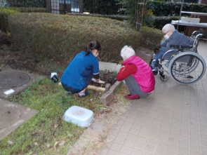 　　　　　　　　　　　お二人の先生からアドバイスを受けて