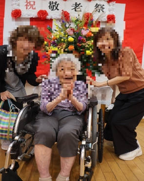 家族とみんなでハイチーズ