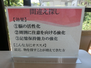 間違え探しの解説