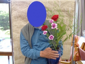 お花を抱えて★