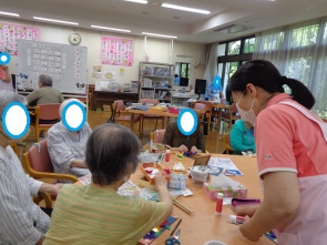 どの色のお花にしようかな～