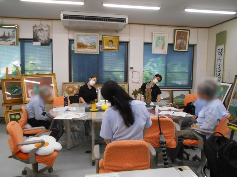 皆さんで楽しく体操している様子♪