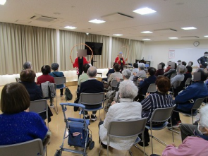 新年会・南京玉すだれ