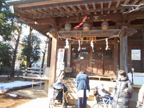 北野八幡神社にて