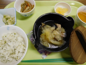 ３日目は　鶏の水炊き風