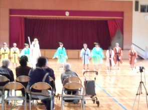 練馬中学校5組の生徒さんによる演劇発表会