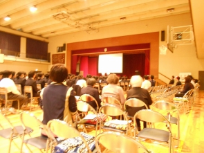 練馬中学校の舞台発表会