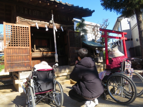 とても良い天気に恵まれました。