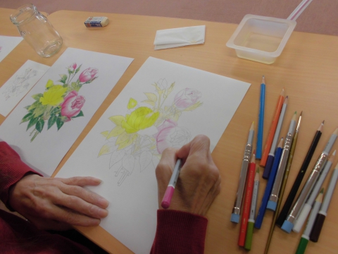 今月はバラです