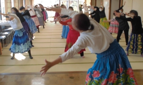 入念に準備体操