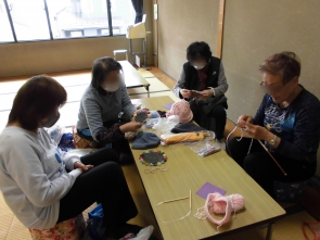 楽しく編み物