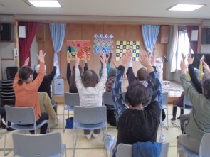 途中には、リラックスタイム