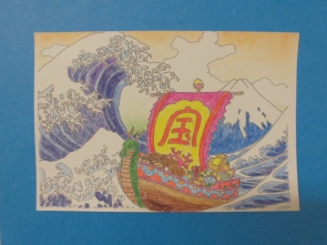 水彩色えんぴつクラブ見本