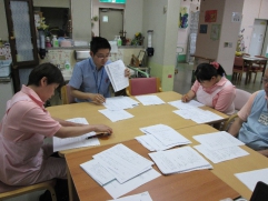 今回の研修テーマ「通所介護計画書に基づいたサービス提供について」