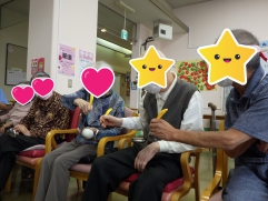 頑張れ頑張れ♪お玉リレー☆