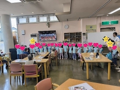 たくさんの園児さんがきてくれました!!