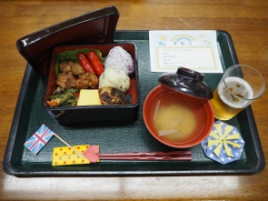 1日目の昼食（おにぎり）