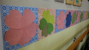 和紙と折り紙の桜